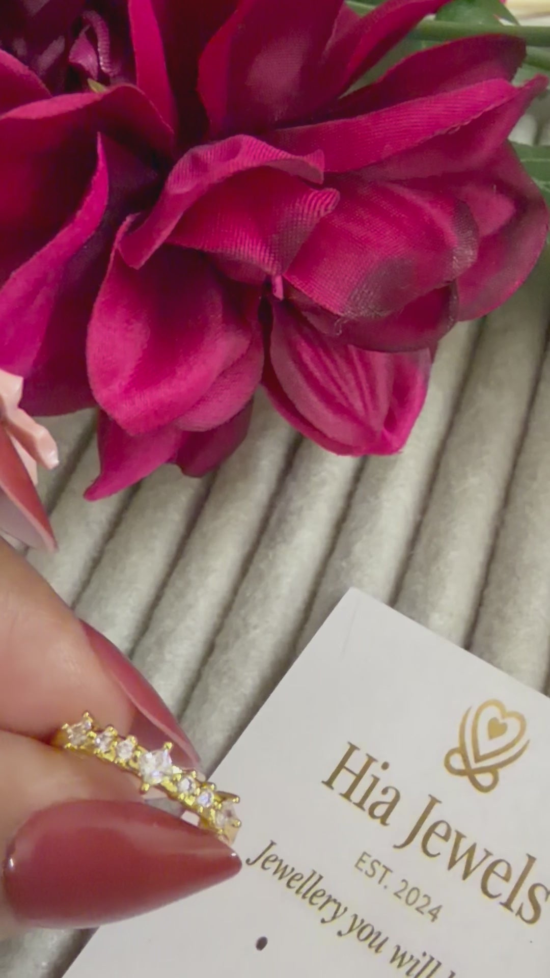 Adjustable Gold Link Ring