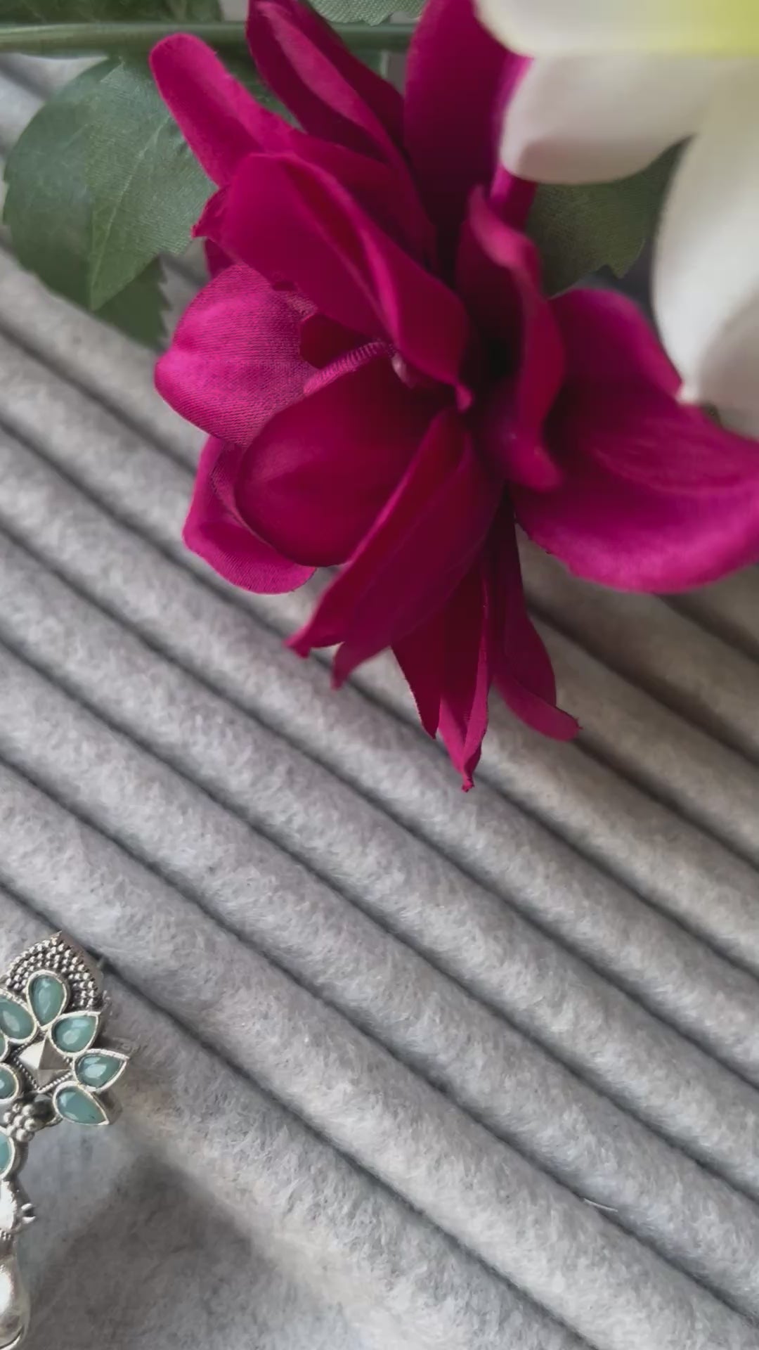 Turquoise Cow Earrings