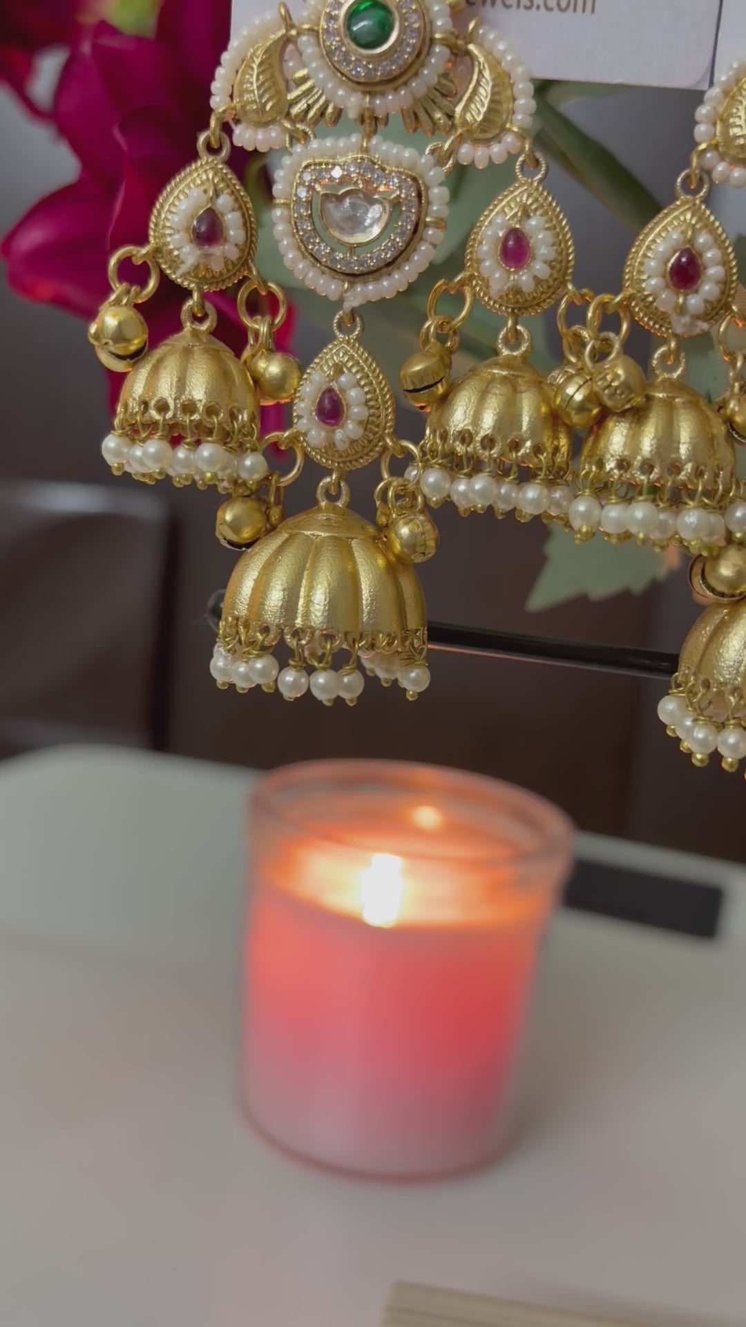 Heavy Bridal Chandelier Earrings