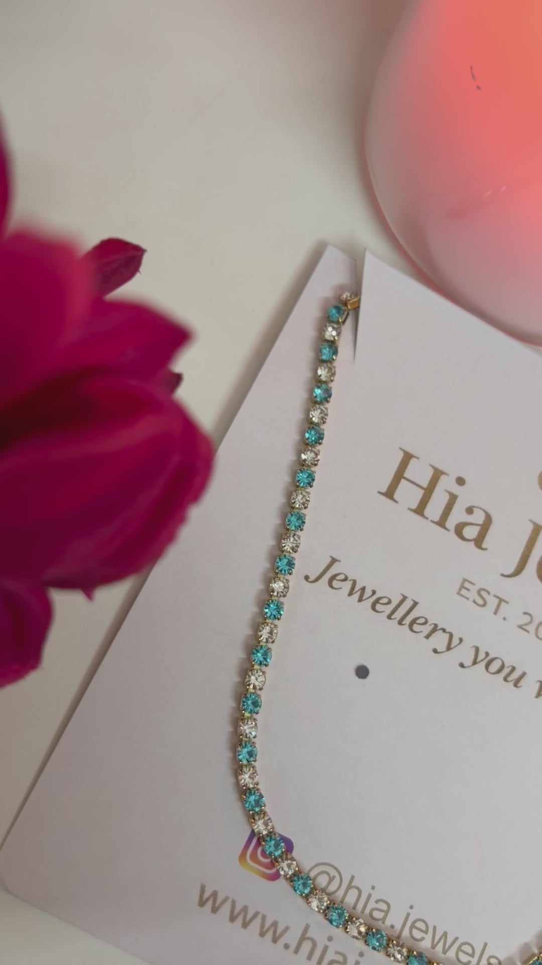 Royal Aqua Blue Necklace