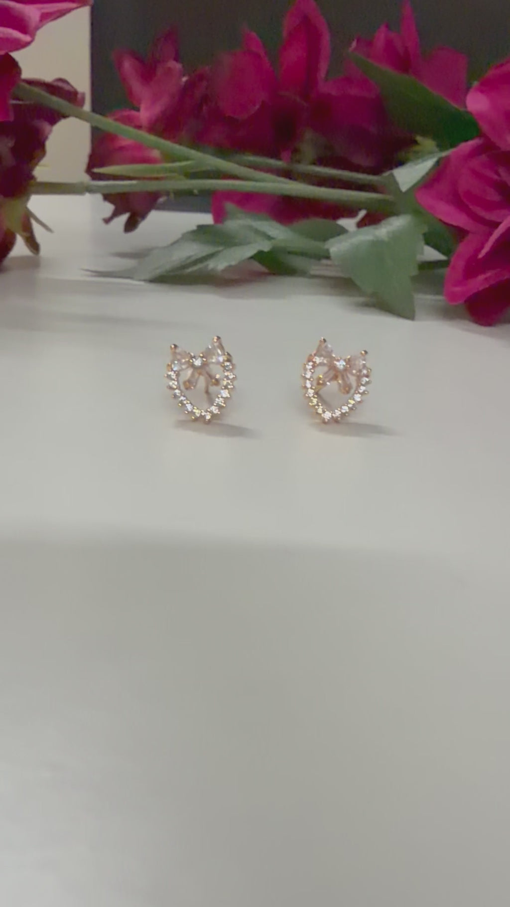 Heart Stud Earrings