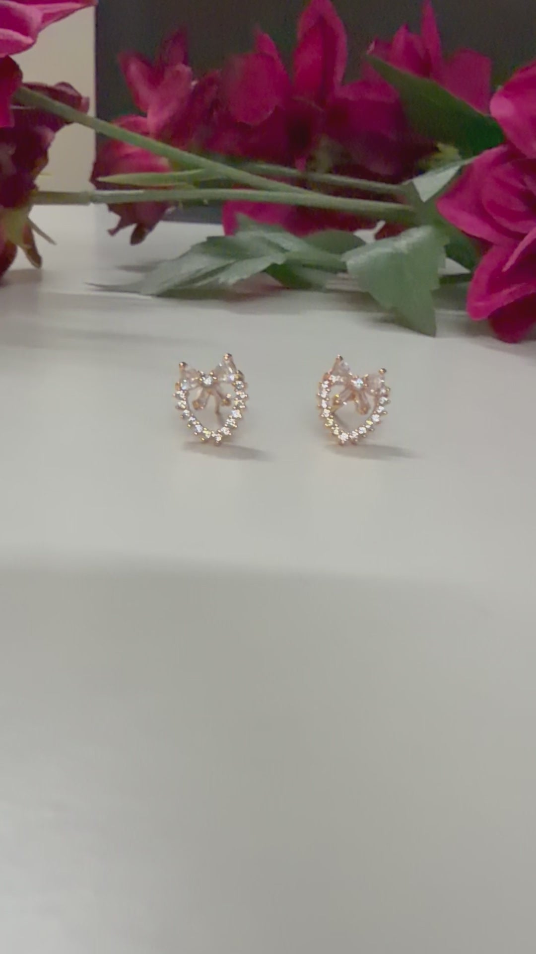 Heart Stud Earrings