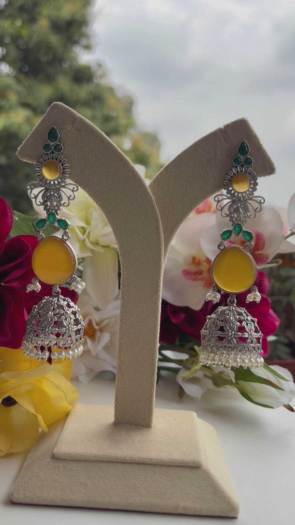 Golden Dew Jhumka