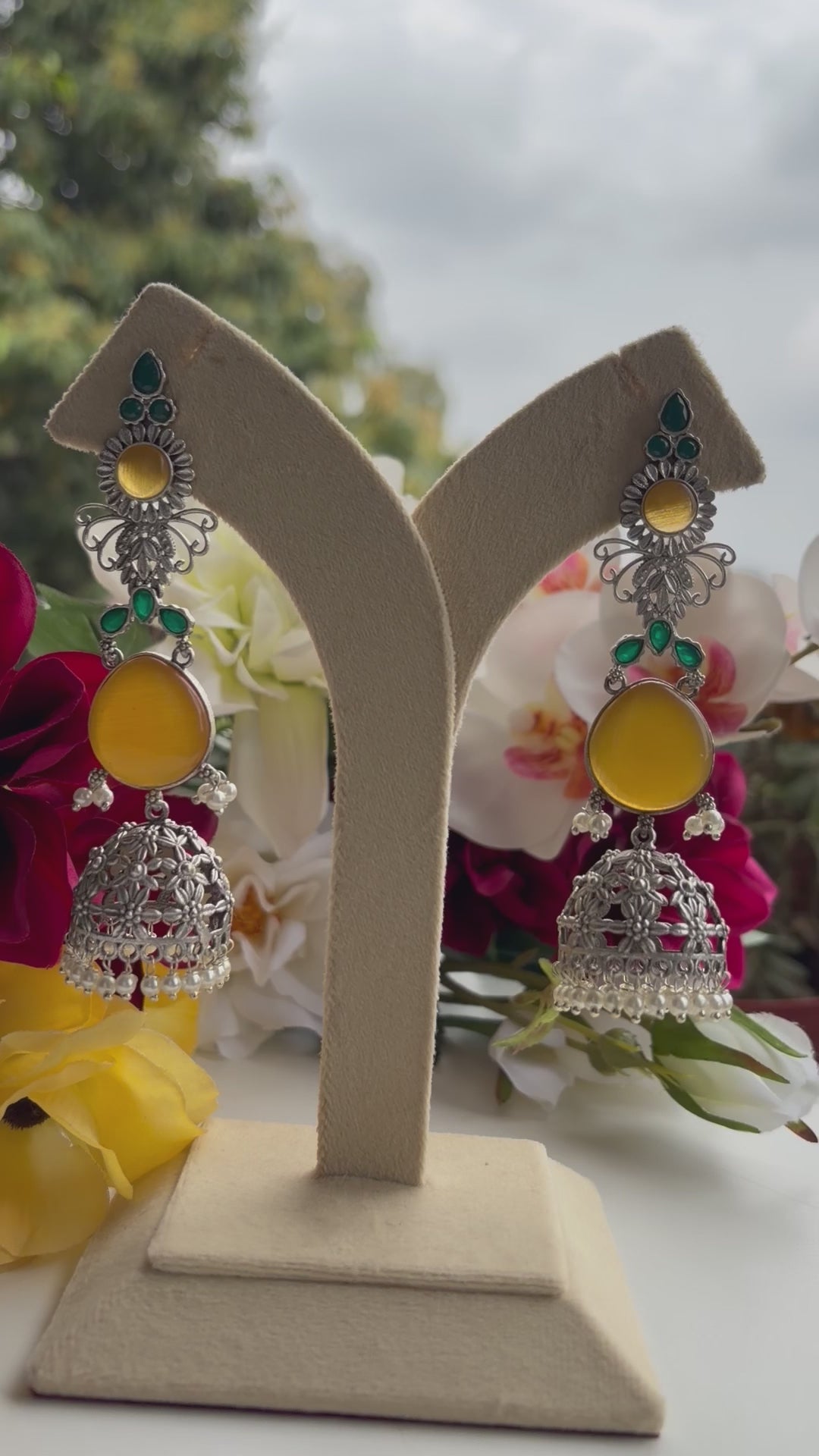 Golden Dew Jhumka
